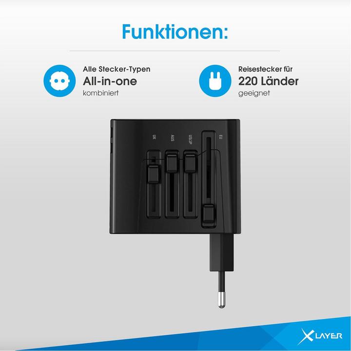 Produktbild Xlayer Reisestecker