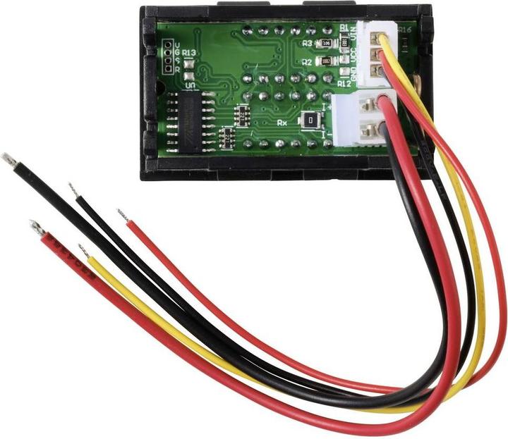 Produktbild Tru Components TC-AMVL4D-RED/BLUE Digitales Einbaumessgerät