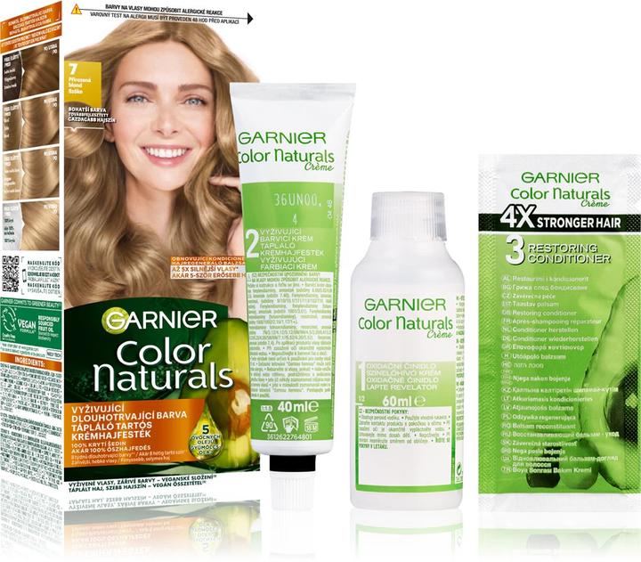 Actual product image Garnier Color Naturals - Hair colour 40 ml 7 Natural Blonde (7 Natural Blonde)