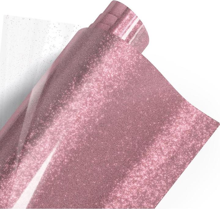 Immagine prodotto Poli-tape Aufbügelfolie Pearl Glitter, 30.5 x 61 cm, Roségold