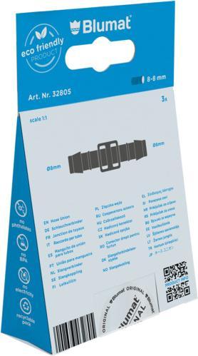 Actual product image Blumat Hose connector (Drip irrigation connector + branch)