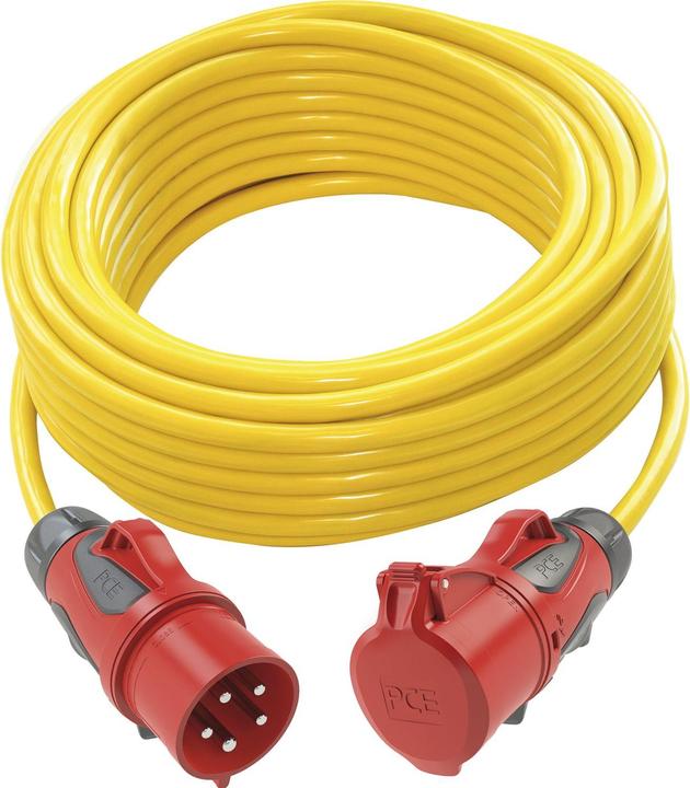 Actual product image PCE Extension cable CEE K35, IP44 construction site cable 5G2.5 Length 25 metres (25 m, 2.50 mm²)