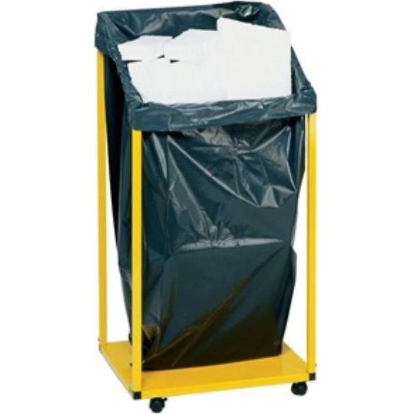 HP Autozubehör Kunststoffsack 400 l LD-PE grau 100 µm B650/550xL1600mm, Abfallsack, Grau