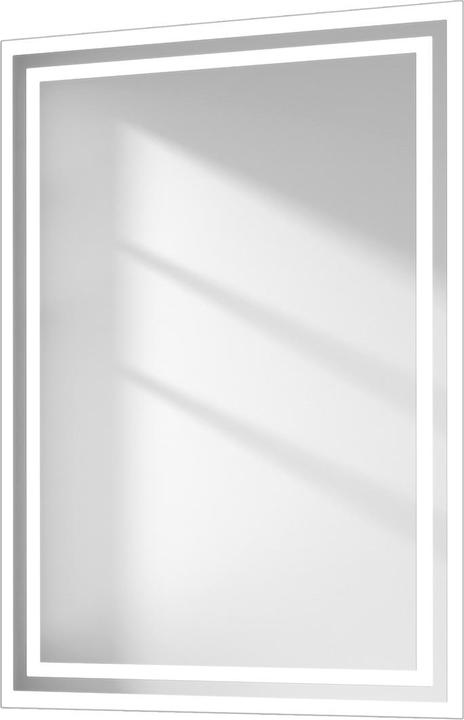 Emke Bathroom Mirror With Lighting 70*50cm,Fog-Free, 3000K/6500K,Bouton Switch