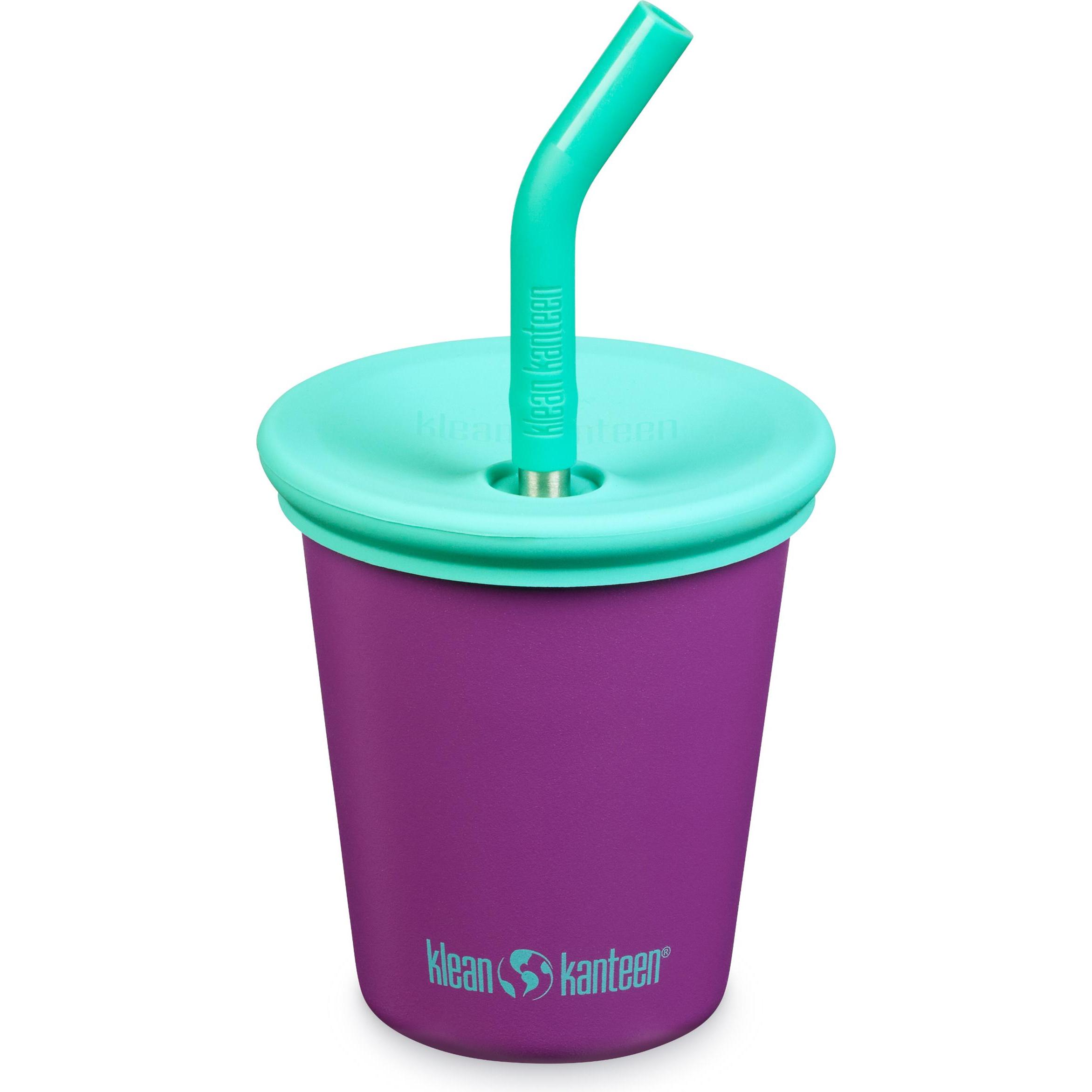 Klean Kanteen, Kindergeschirr + Kinderbesteck, Kid's Kanteen Steel Cup Straw Lid