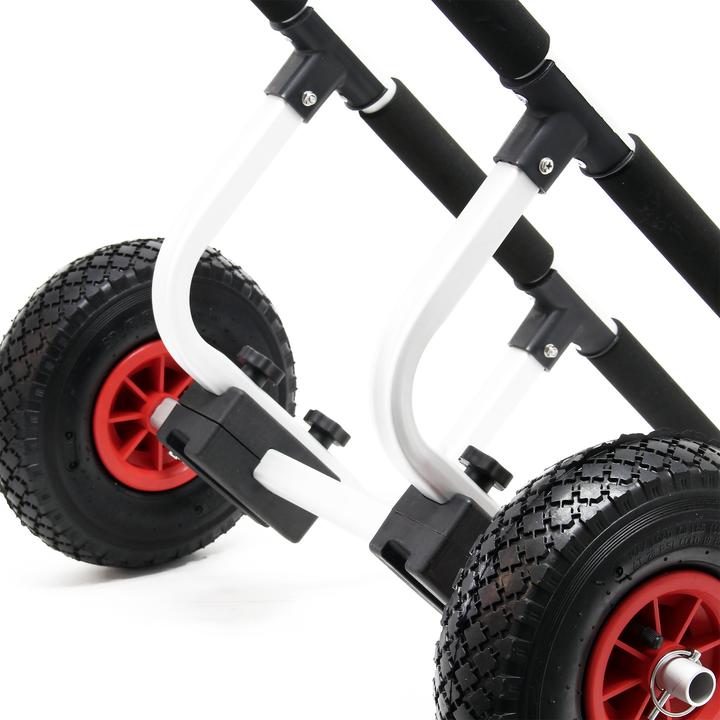 Produktbild Wiltec Alu Transportwagen 90kg luftbereift Ø26cm Kajakwagen Kanu Kanuwagen Kajak