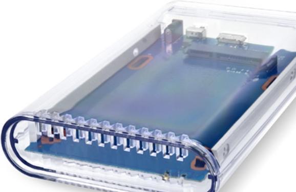 OWC Mercury On-The-Go 2,5" draagbare USB 3.0-behuizingsset voor SATA HDD en SSD (2.5")