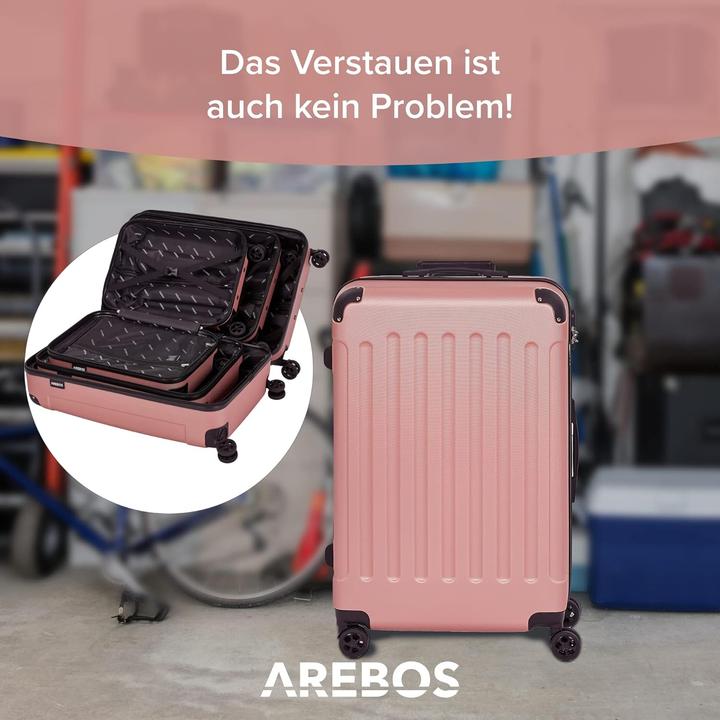 Actual product image Arebos Premium hard shell case (94 l)