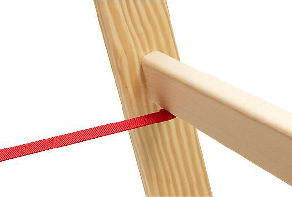 Image du produit kaiserkraft Escabeau en bois (Échelle deux plans, 95 cm)