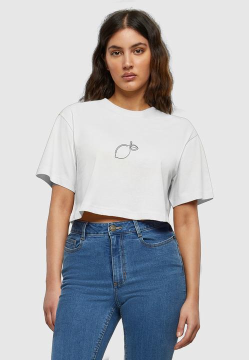 Produktbild Merchcode Ladies Summer - Lemon Short Oversized Tee - 171099 (4XL)