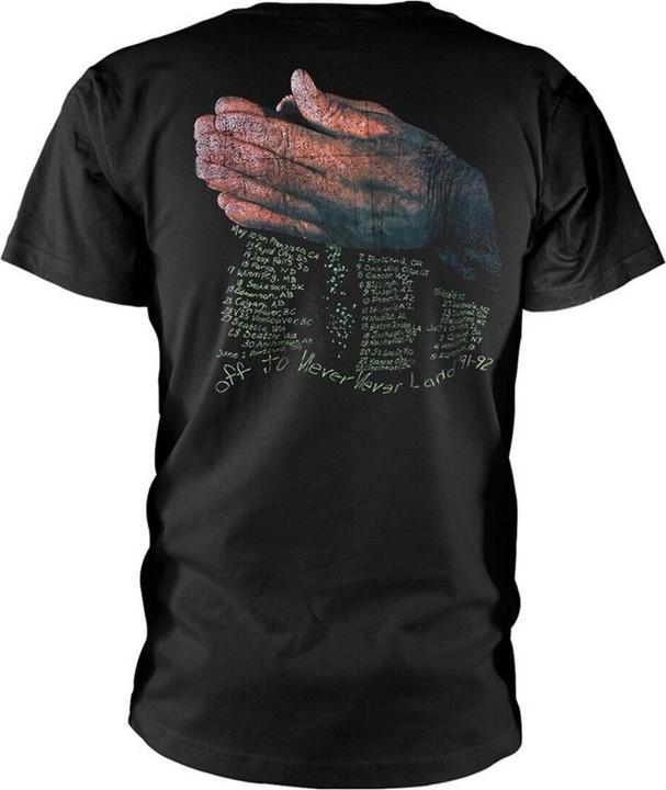Immagine prodotto Metallica Maglietta unisex adulto in cotone con stampa sul retro dell'Isola che non c'è (XL)
