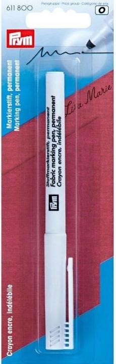 Actual product image Prym Fabric marking pen, extra fine, permanent, black