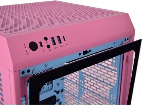 Actual product image Thermaltake The Tower 200 Bubble Pink (Mini-ITX)