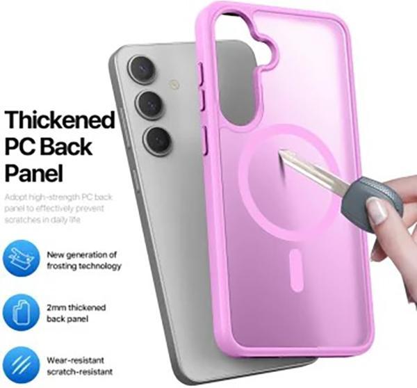 Actual product image Samsung Galaxy S25 Plus - Ducis Yind Series mit Magsafe in pink (Samsung Galaxy S25+)