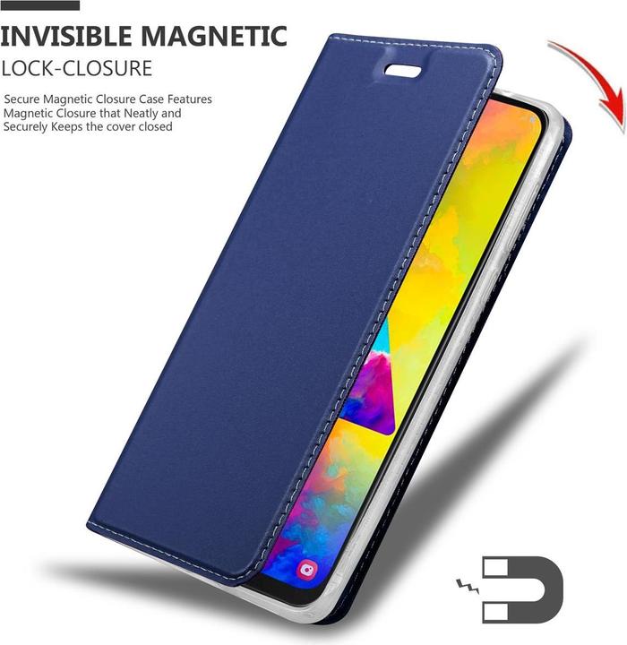 Produktbild Cadorabo Book Classy Style Cover (Samsung Galaxy M20)