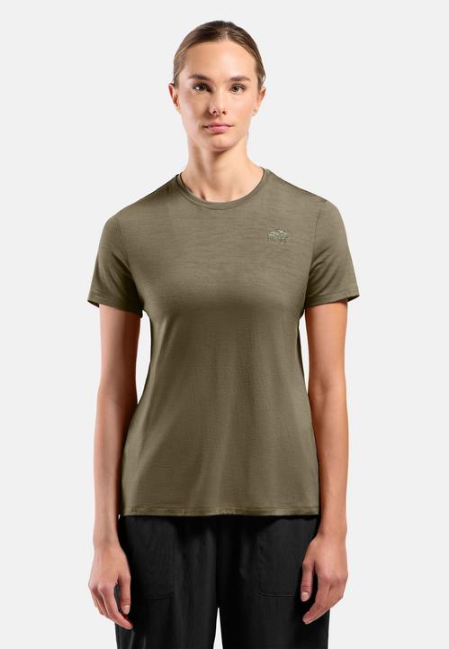 Actual product image Odlo Women's Raincloud Merino 160 T-Shirt Crew Neck S/S (L)