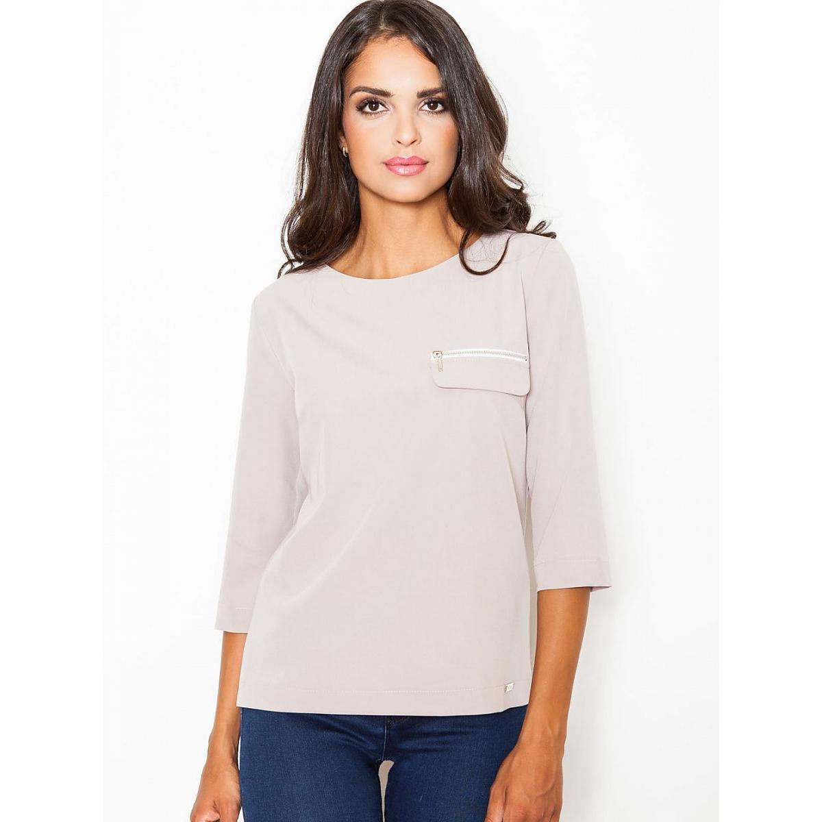 Figl, Damen, Bluse, Bluse, Beige, (XL)