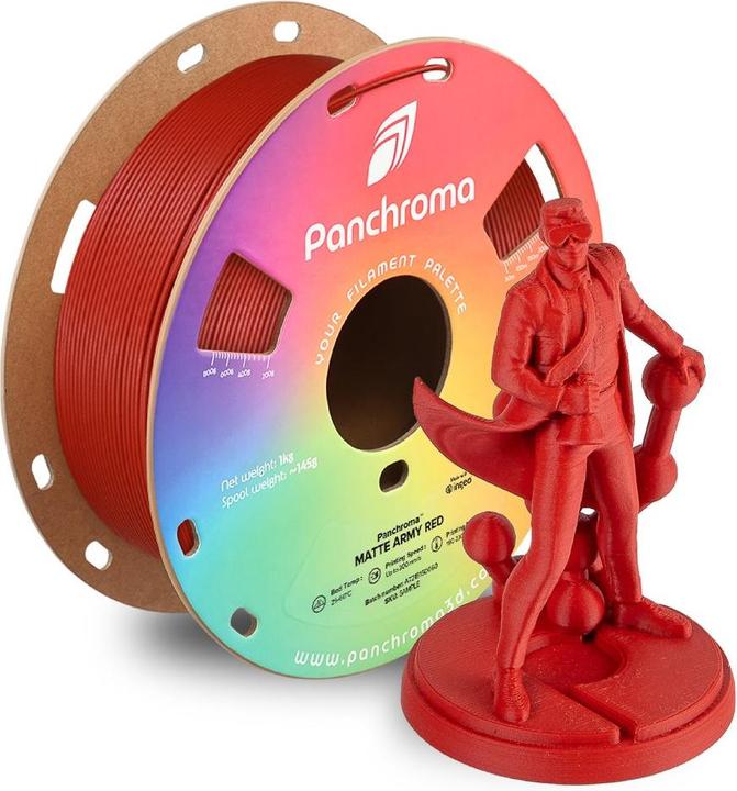 Actual product image Polymaker Panchroma™ PLA Matte Army (PLA, 1.75 mm, 1000 g, Green)