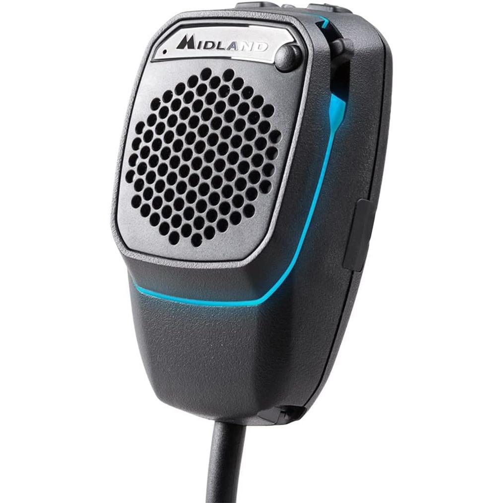 Midland Cb Handsfree Kit 6pinmicrofono Double Mikepttdual Black, Walkie-talkie, Nero
