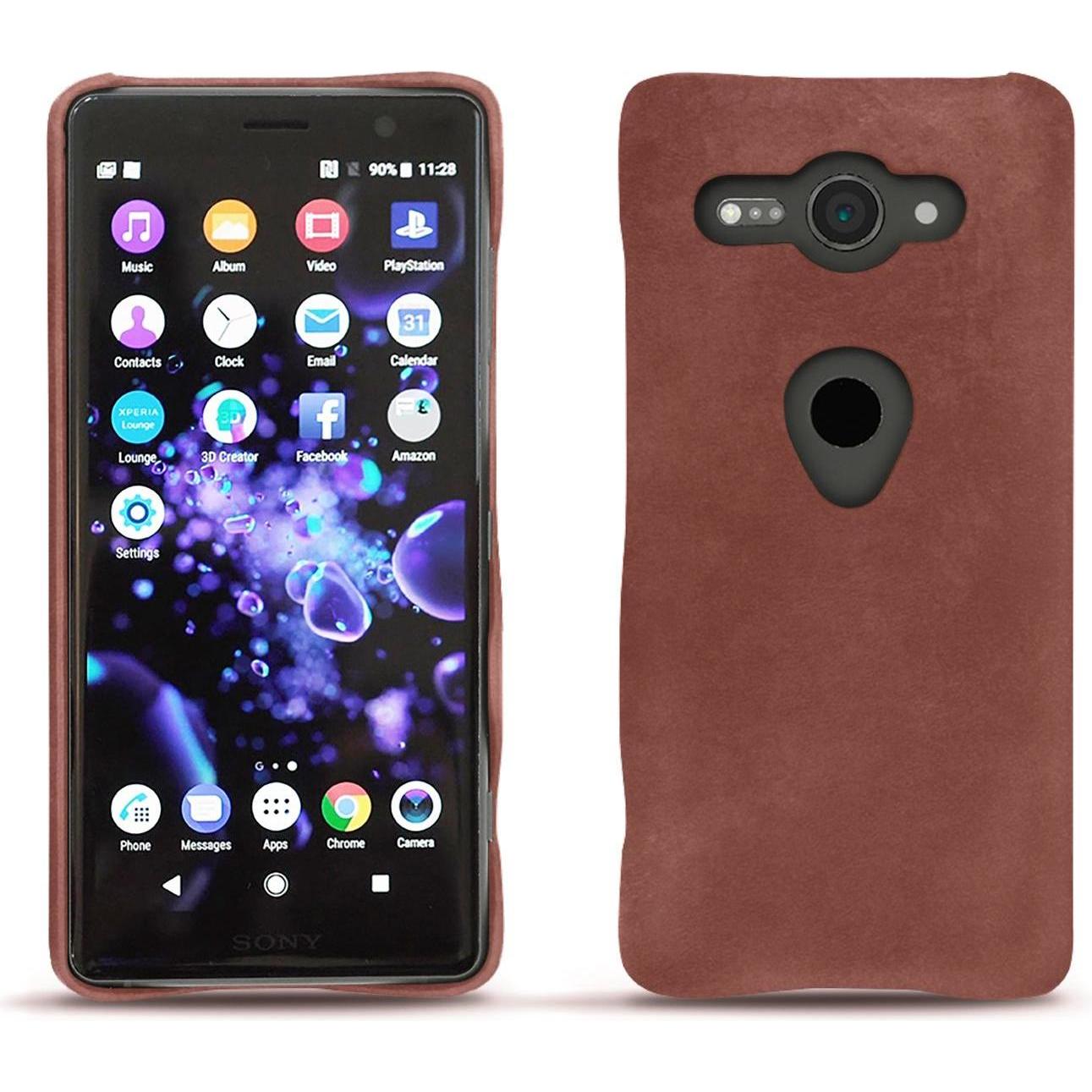 Thumbnail - Noreve Lederschutzhülle (Sony Xperia XZ2 Compact), Smartphone Hülle, Rot