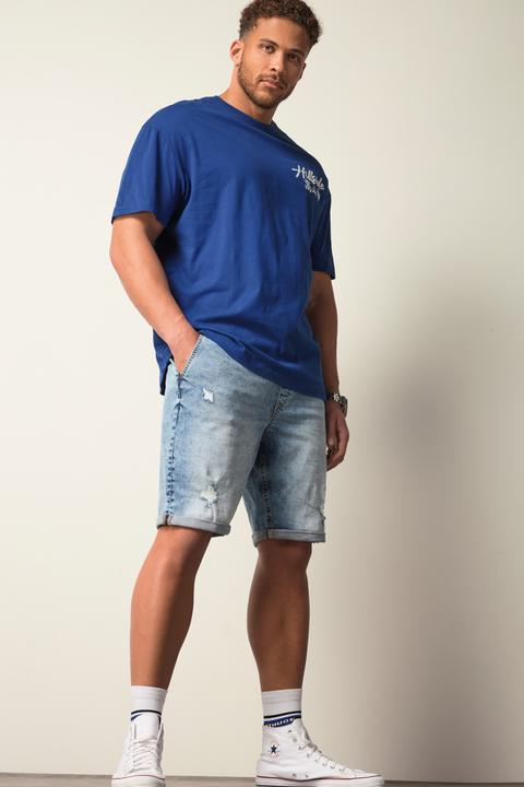 Actual product image Sthuge denim Bermuda shorts FLEXLASTIC®, denim, destroyed, up to 8XL (8XL)