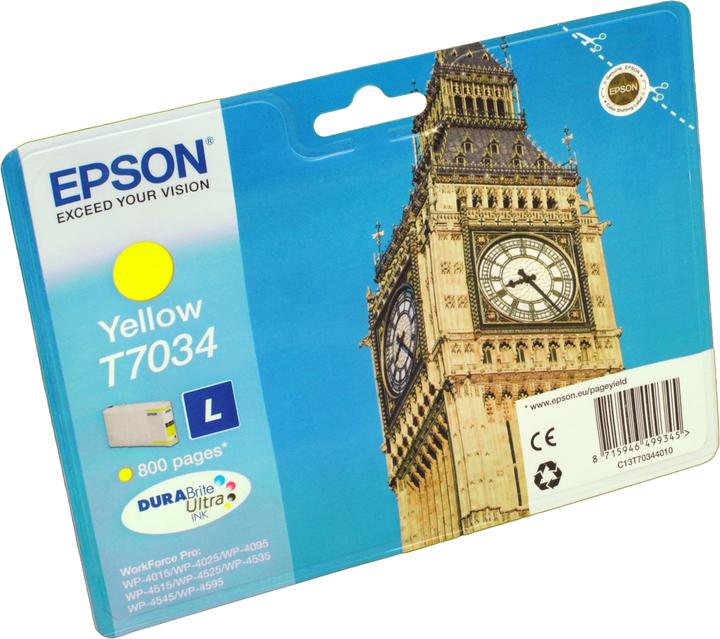 Produktbild Epson T7034 DuraBrite Ultra (Y)