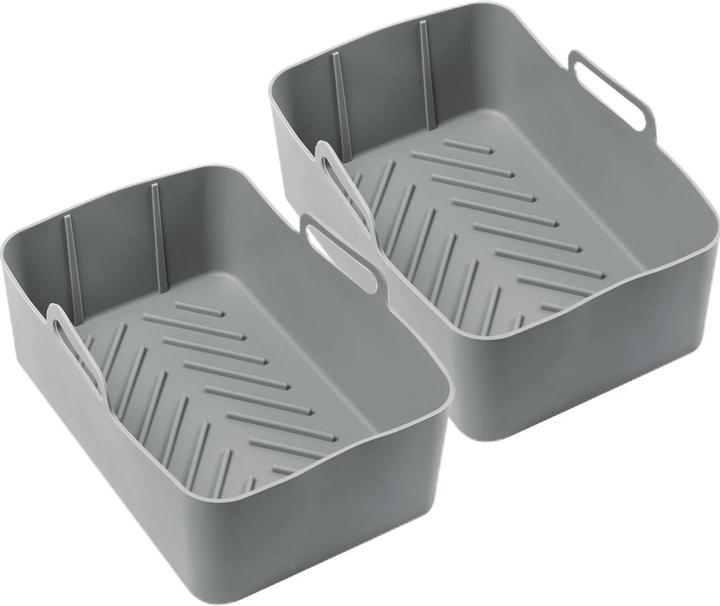 Immagine prodotto Casativo Dual-Zone Heissluftfritteuse, Doppelkorb, 2x 4,5 l, inkl. Silikonformen