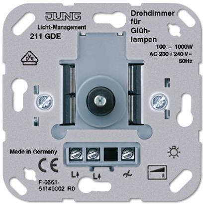 Image du produit JUNG Variateur rotatif