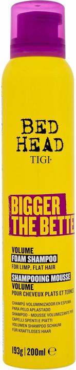 Tigi Bed Head - Bigger The Better Volume Foam Shampoo (200 ml, Flüssiges Shampoo)