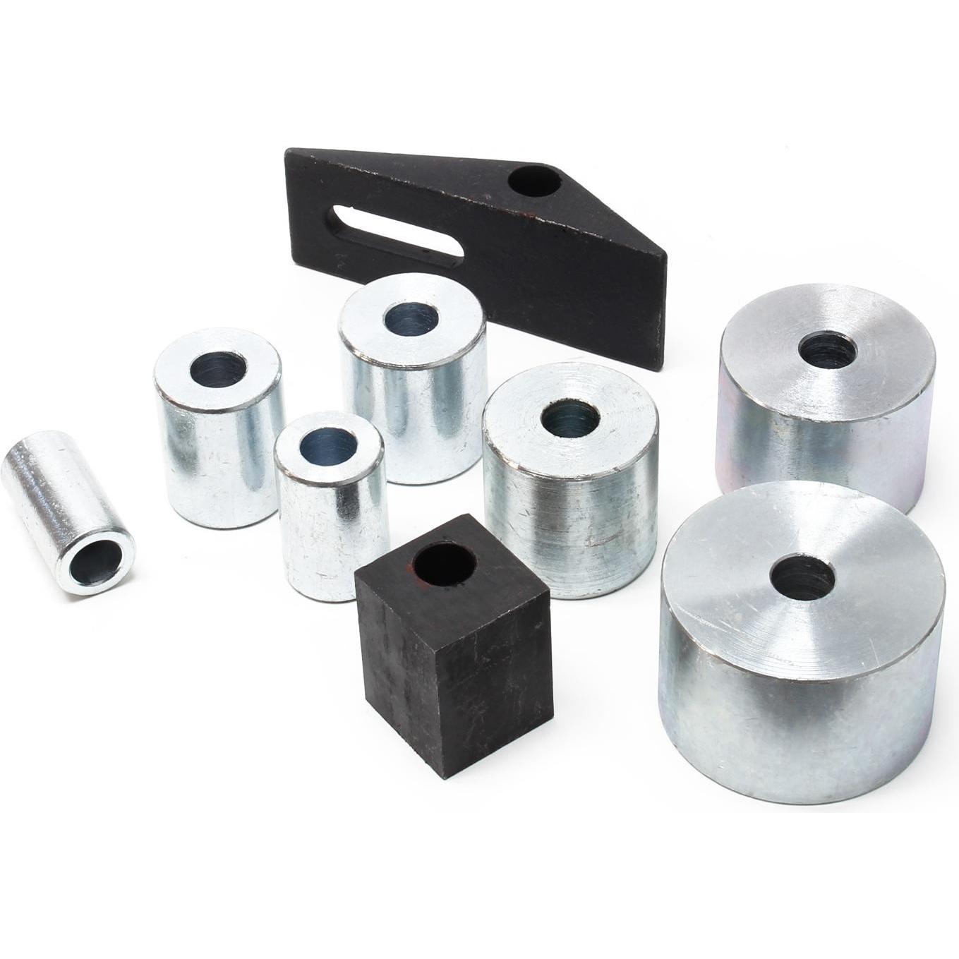 Wiltec, Schraubstock + Zwinge, Biegegerät Biegemaschine Rund Vierkant Flach Bau Stahl Rundbiegen Bieger (49.20 mm)