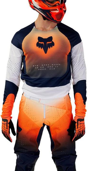 Actual product image Fox JERSEY 24 360 REVISE NVY/ORG (M)