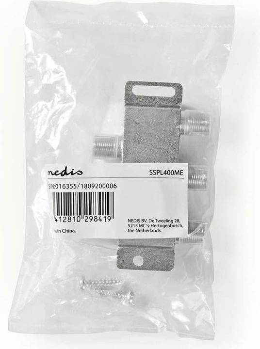 Actual product image Nedis CATV splitter type F G Anancia max. 8.0 dB (Amplifier)