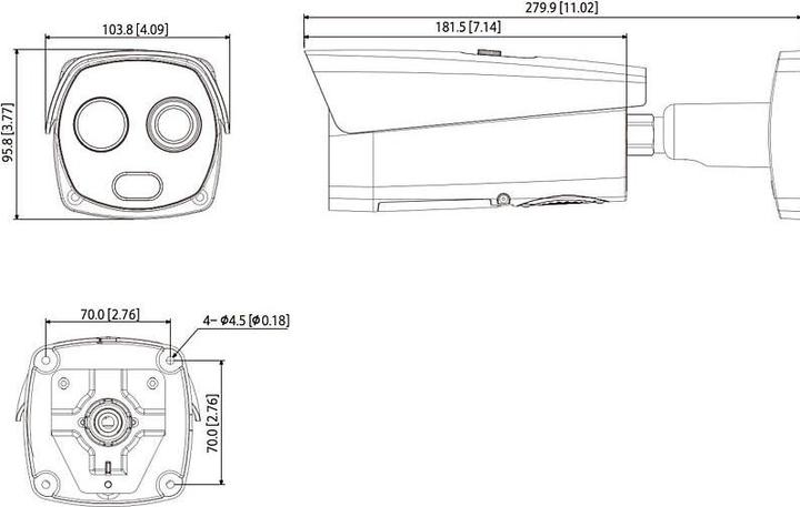 Immagine prodotto Dahua FOTOCAMERA TERMOWIZYJNA TPC-BF2241-TB7F8-S2