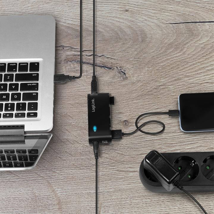 Actual product image LogiLink UA0085 (USB-A, 4 Ports)