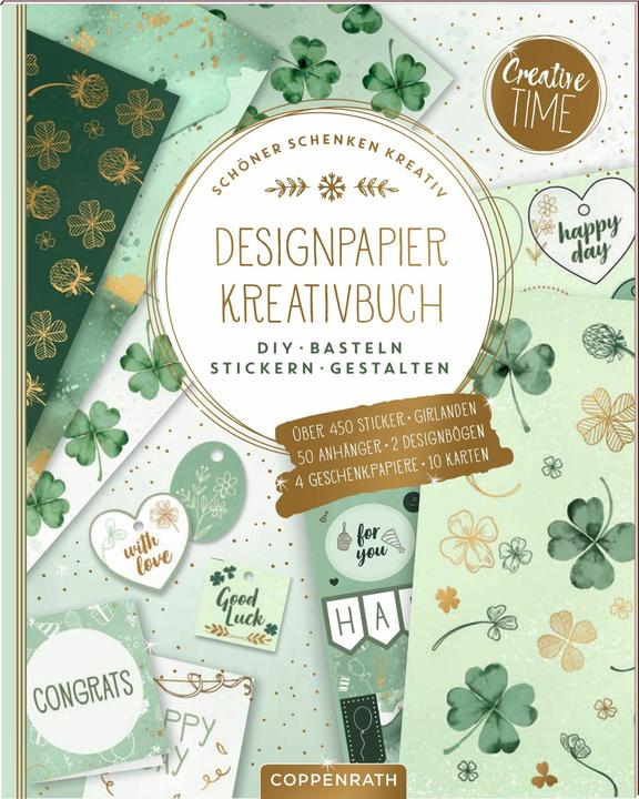 Designpapier-KreativbuchGoodLuck/HappyDay (Deutsch, 2025)