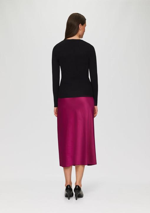 Produktbild s.Oliver Strickpullover Feinstrickpullover in Wickel-Optik (32)