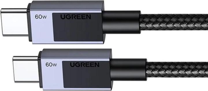 Produktbild Ugreen L524 PD 3A 1m USB-C to USB-C cable (gray) (1 m, 60 W)
