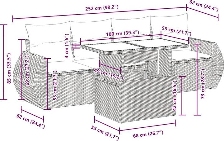 Produktbild vidaXL Preston
