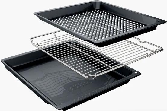 Produktbild Bosch Hausgeräte Einbau-Backofen-Set, HBG578BS3 + PKH845BB1D, Einbau-Backofen, Elektro-Kochfeld, HBD672LS83