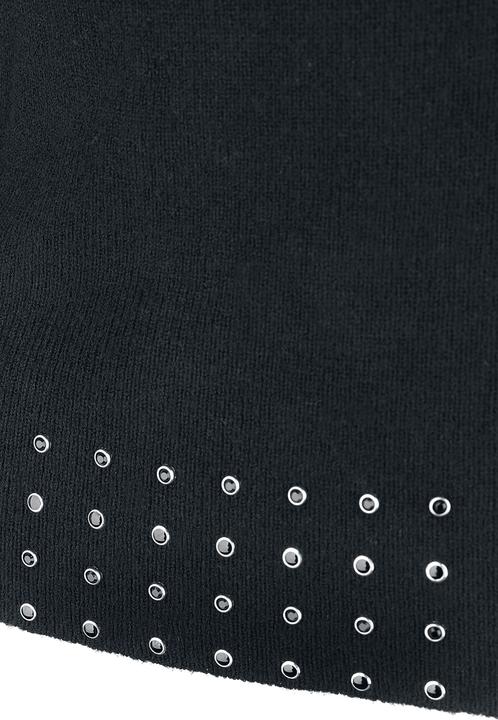 Produktbild Black Premium Pullover mit flachen Nieten (XL)