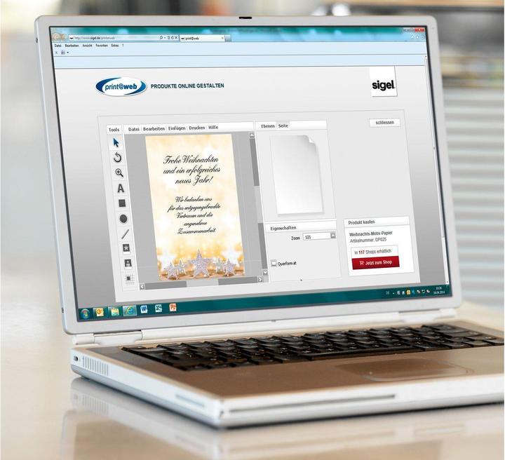 Immagine prodotto Sigel Stelle glitterate (90 g/m², 100 x, A4)