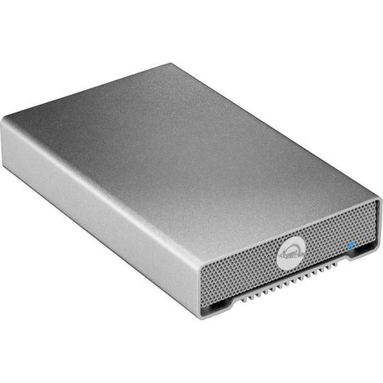 Thumbnail - OWC 2TB Mercury Elite Pro mini USB-C 10Gbs Bus-Powered Portable Hard Drive Stora (2 TB), Externe Festplatte, Silber