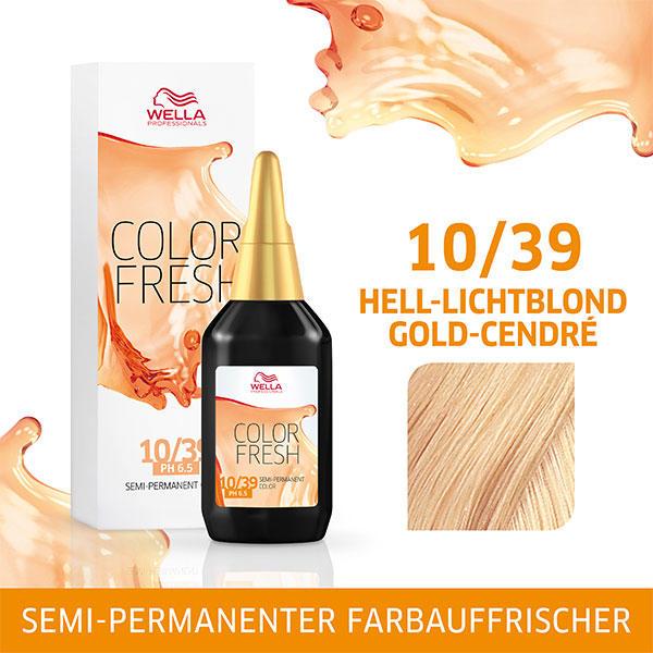 Produktbild Wella Color Fresh Acid (10/39 hell-lichtblond gold-cendre)