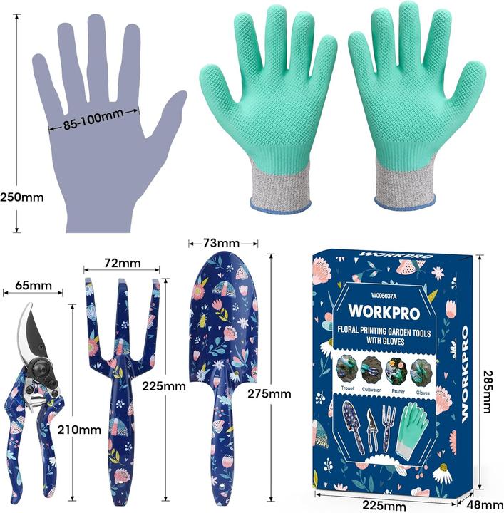 Actual product image Workpro 4-teiliges Gartenwerkzeug-Set