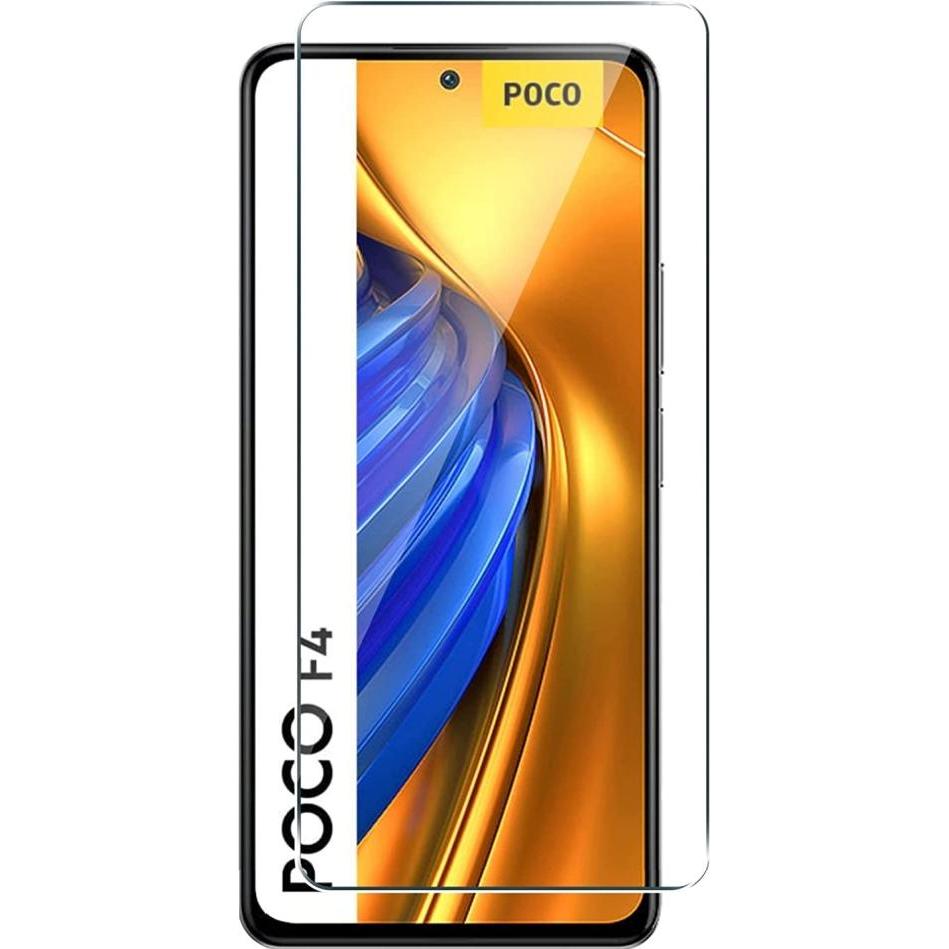 Screenguard Xiaomi Poco F4 Panzerglas Schutzfolie Case Friendly Design (1 Stück, Xiaomi Poco F4), Smartphone Schutzfolie...