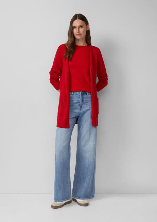 Produktbild s.Oliver Strickjacke Weiche Strickjacke mit aufgesetzten Taschen (34)