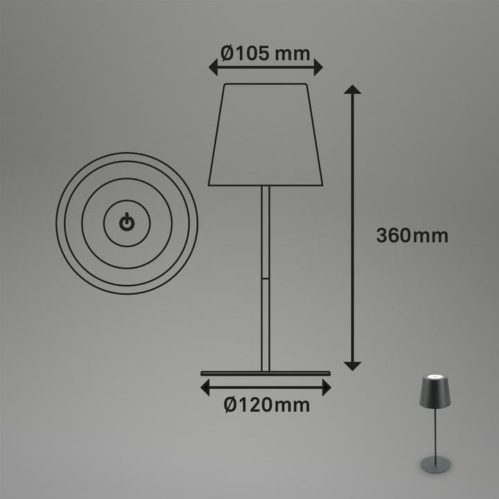 Produktbild Briloner LED Tischleuchte (200 lm)
