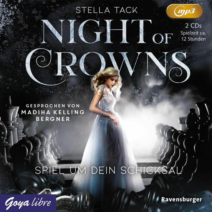 Produktbild Jumbo Night of Crowns - Spiel um dein Schicksal, 2 Audio-CD, MP3 (Deutsch, Madiha Kelling Bergner, Stella Tack, 2020)