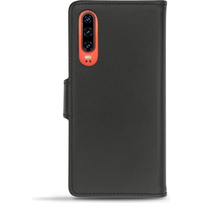 Thumbnail - Noreve Lederschutzhülle (Huawei P30), Smartphone Hülle, Schwarz