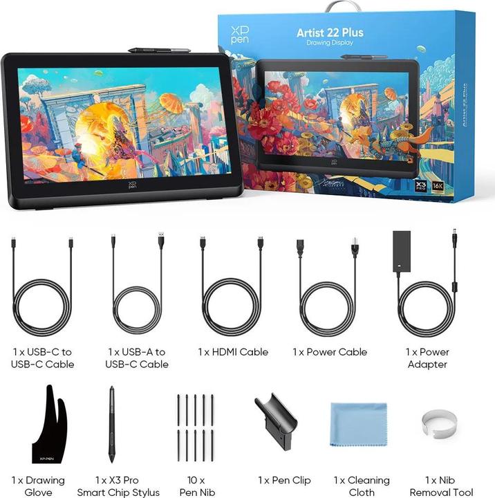 Actual product image XP-Pen Artist 22 Plus (21.50", 5080 lpi)